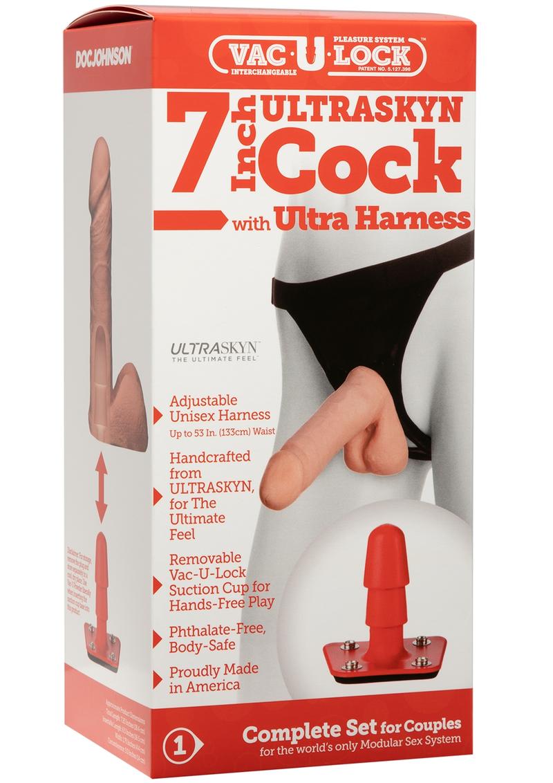 Vac U Lock Ultra Harness 2 With 7 Inch UR 3 Cock