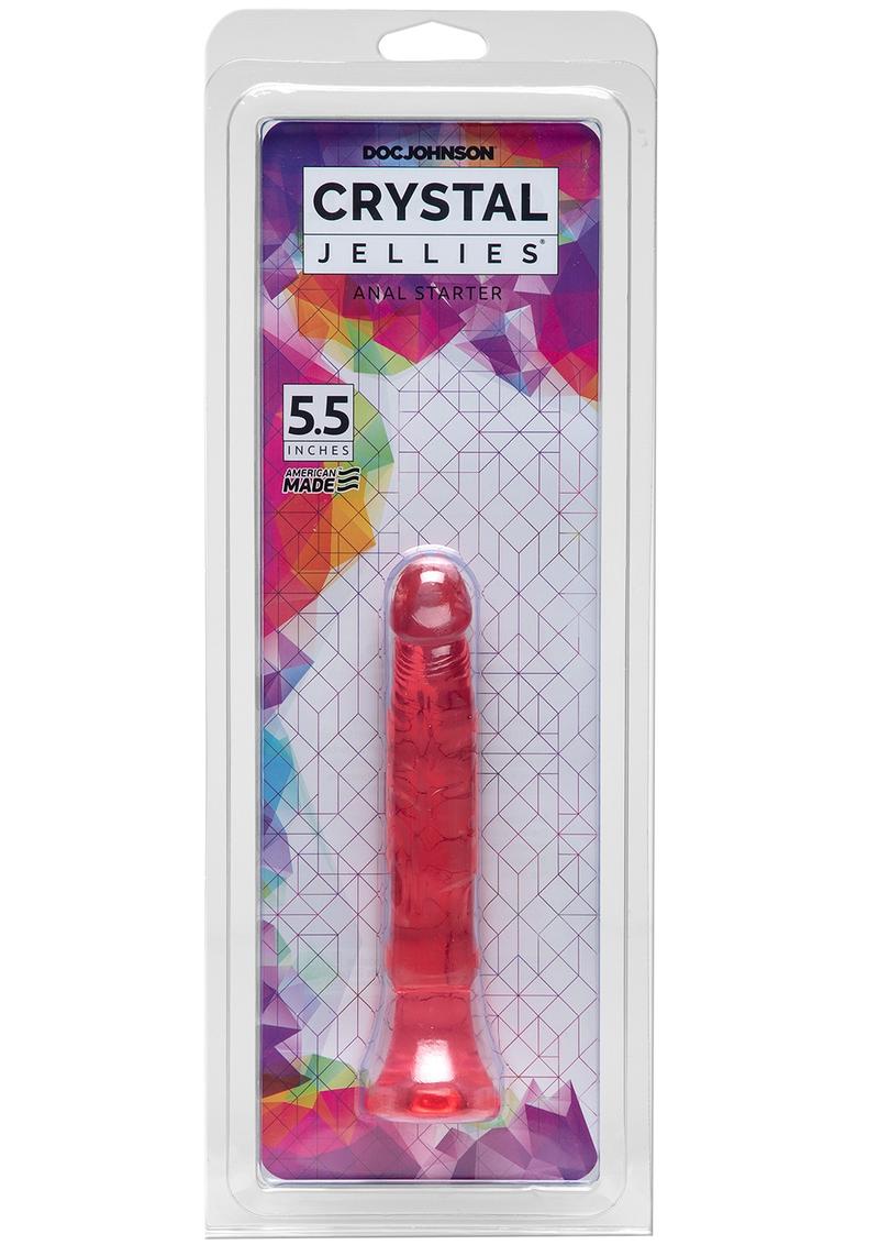 Crystal Jellies Anal Starter Sil A Gel 6 Inch Pink