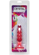 Load image into Gallery viewer, Crystal Jellies Anal Delight Probe Sil A Gel 5 Inch Pink