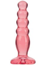 Load image into Gallery viewer, Crystal Jellies Anal Delight Probe Sil A Gel 5 Inch Pink