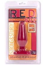 Load image into Gallery viewer, Red Boy Medium Butt Plug 5 Inch Red