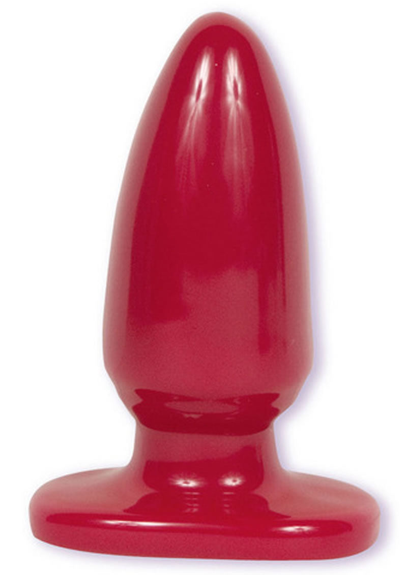 Red Boy Large Butt Plug 4.8 Inch Red