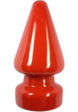 Load image into Gallery viewer, Red Boy Butt Plug Extra Large 9 Inch Red