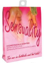 Load image into Gallery viewer, Passion Pomegranate Scented Bath Salts With Suggestion Cards