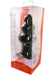 Severin Large Silicone Anal Plug 5.7 Inch Black
