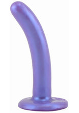 Load image into Gallery viewer, Silk Small Silicone Dildo 4.5 Inch Purple Haze