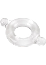 Load image into Gallery viewer, Elastomer Stretch To Fit Cock Ring Clear