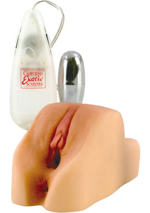 FUTUROTIC HONEY POT PUSSY AND ASS VIBRATING WITH REMOVABLE MULTISPEED SILVER BULLET FLESH