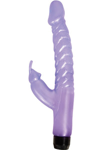 Pearl Shine Mini Rabbit Vibro Wand 6 Inch Purple