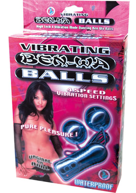 Vibrating Ben Wa Balls Waterproof Silver