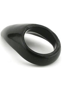 Beginner C Sling Silicone Cock Ring Black