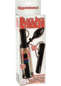 BLACK JACK STROKER VIBRATING MULTISPEED 6.5 INCH SMOKE