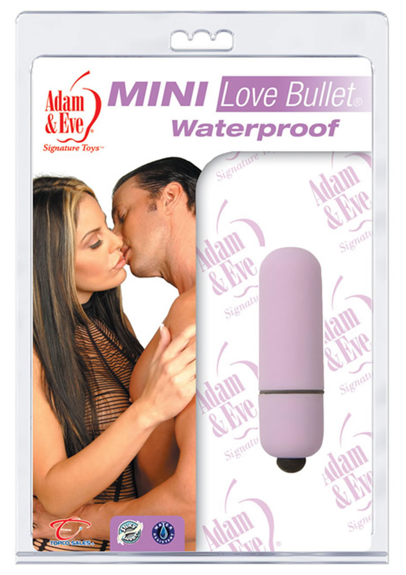 Adam And Eve Mini Love Bullet Waterproof Lavender