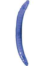 Load image into Gallery viewer, Bendable Double Dong Vibrator Multispeed Blue