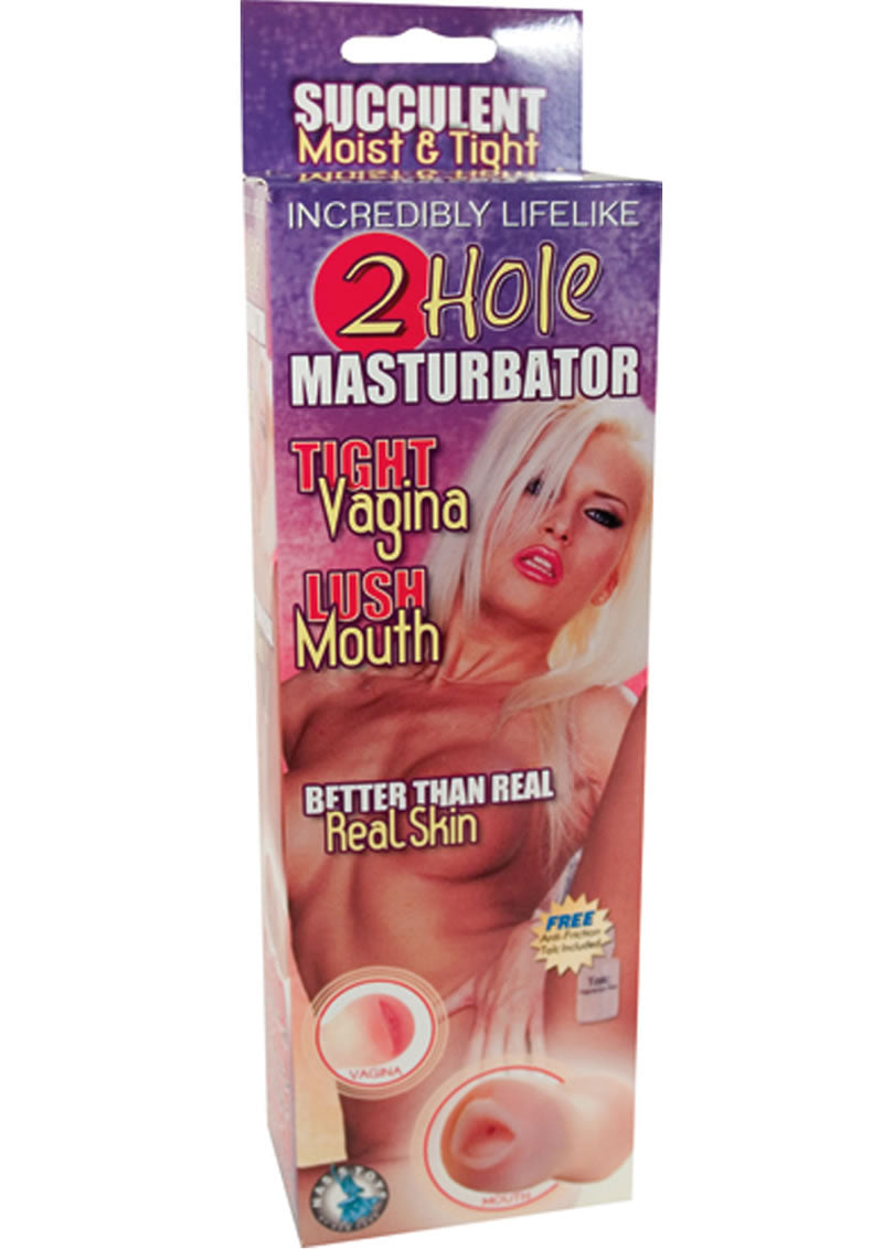 2 Hole Masturbator Mouth And Pussy Flesh