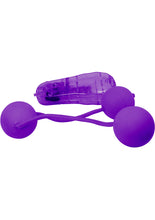 Load image into Gallery viewer, Real Skin Vibrating Ben Wa Balls Purple