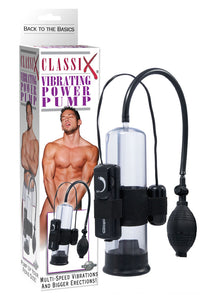 Classix Vibrating Power Pump 7.5 Inch Black