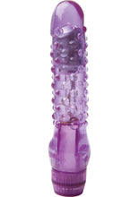 Load image into Gallery viewer, Climax Gems Lavender Beaded Vibrator Waterproof 6.25 Inch Purple