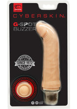 Load image into Gallery viewer, Adam And Eve CyberSkin G Spot Buzzer Waterproof 7.5 Inch Natural