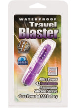 Load image into Gallery viewer, Waterproof Travel Blasters Massager With Silicone Sleeve Purple