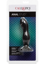 Load image into Gallery viewer, Anal Stud Silicone Probe Black 5.5 Inch