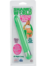 Load image into Gallery viewer, SHANES WORLD SORORITY PARTY VIBE ALL NIGHT LONG 6.5 INCH GREEN