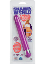 Load image into Gallery viewer, SHANES WORLD SORORITY PARTY VIBE ALL NIGHT LONG 6.5 INCH PURPLE