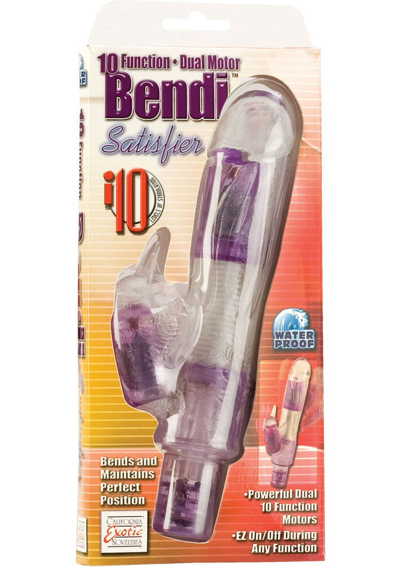 10 FUNCTION DUAL MOTOR BENDI SATISFIER WATERPROOF 5.75 INCH PURPLE