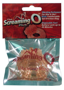 The Screaming O Plus Silicone Cock Ring Waterproof Flesh