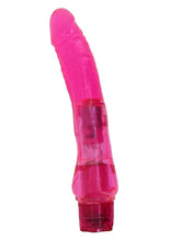 Load image into Gallery viewer, Crystal Caribbean Number 1 Jelly Realistic Vibrator Waterproof Pink 8.5 Inch