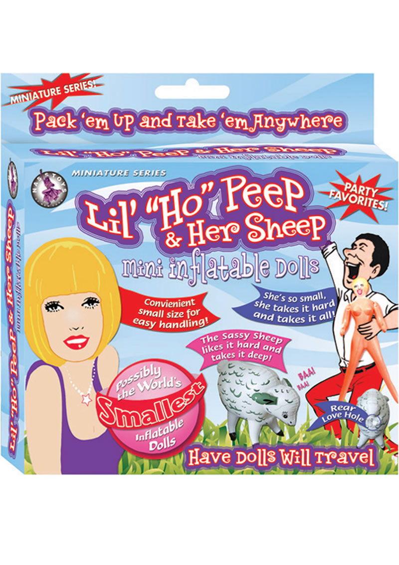 Lil Ho Peep And Her Sheep Mini Inflatable Doll Flesh