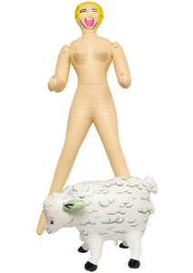 Lil Ho Peep And Her Sheep Mini Inflatable Doll Flesh