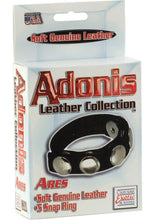 Load image into Gallery viewer, Adonis Leather Collection Ares 5 Snap Ring