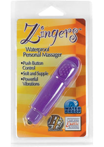 Zingers Personal Massager Waterproof Purple