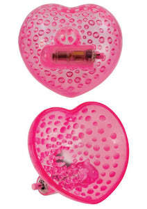 Vibrating Heart Shaped Breast Massagers Pink