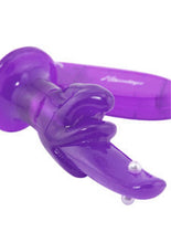 Load image into Gallery viewer, Pleasure Tongue With Pearl Stud Tickler Multispeed Climaxer Purple