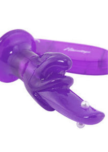 Pleasure Tongue With Pearl Stud Tickler Multispeed Climaxer Purple