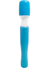 Load image into Gallery viewer, Mini Wananchi Silicone Massager Waterproof  8.25 Inch Blue