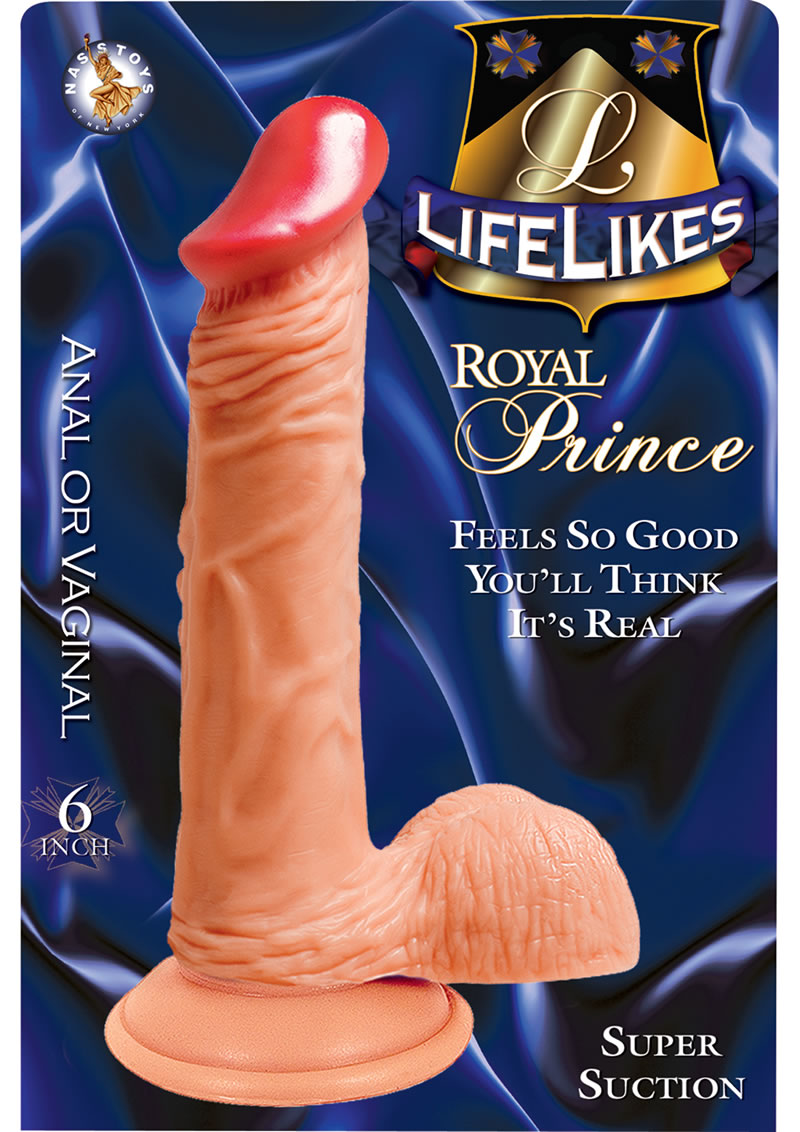 Lifelikes Royal Prince Dildo 6 Inch Flesh