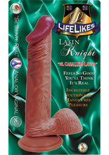 Load image into Gallery viewer, Lifelikes Latin Knight Dildo 8 Inch Flesh