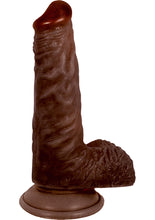 Load image into Gallery viewer, Lifelikes Black Duke Dildo 7 Inch Brown