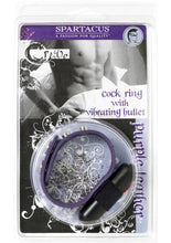 Load image into Gallery viewer, Crave Multi Speed Vibrating Leather Cock Ring Purple