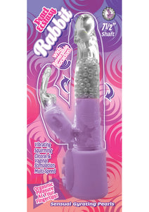 Pearl Ecstasy Rabbit Vibrator 7.5 Inch Lavender