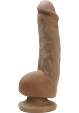 Load image into Gallery viewer, Wildfire Real Man Cyberskin Perfect Pecker 8 Inch Brown