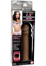 Load image into Gallery viewer, Cyberskin 1.5 Inch Transformer Penis Extension Cinnamon