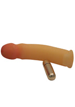 Load image into Gallery viewer, Vibrating Long Dong Penis Extender Waterproof Flesh