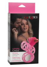 Load image into Gallery viewer, Lovers Cage With Removable Micro Stimulator Waterproof 3 Inch Pink