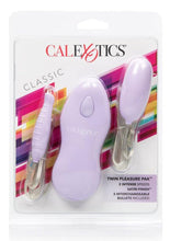 Load image into Gallery viewer, Twin Pleasure Pak Interchangeable Magic Bullet And Slimline Textured Delight Soft Rubber Cote Purple