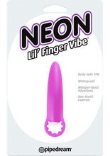 Load image into Gallery viewer, Neon Lil Finger Vibe Waterproof Purple
