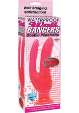 Load image into Gallery viewer, Wall Bangers Double Penetrator Waterproof 9 Inch Pink